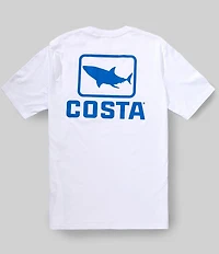 Costa Emblem Bass Short Sleeve Tubular-Knit Graphic T-Shirt
