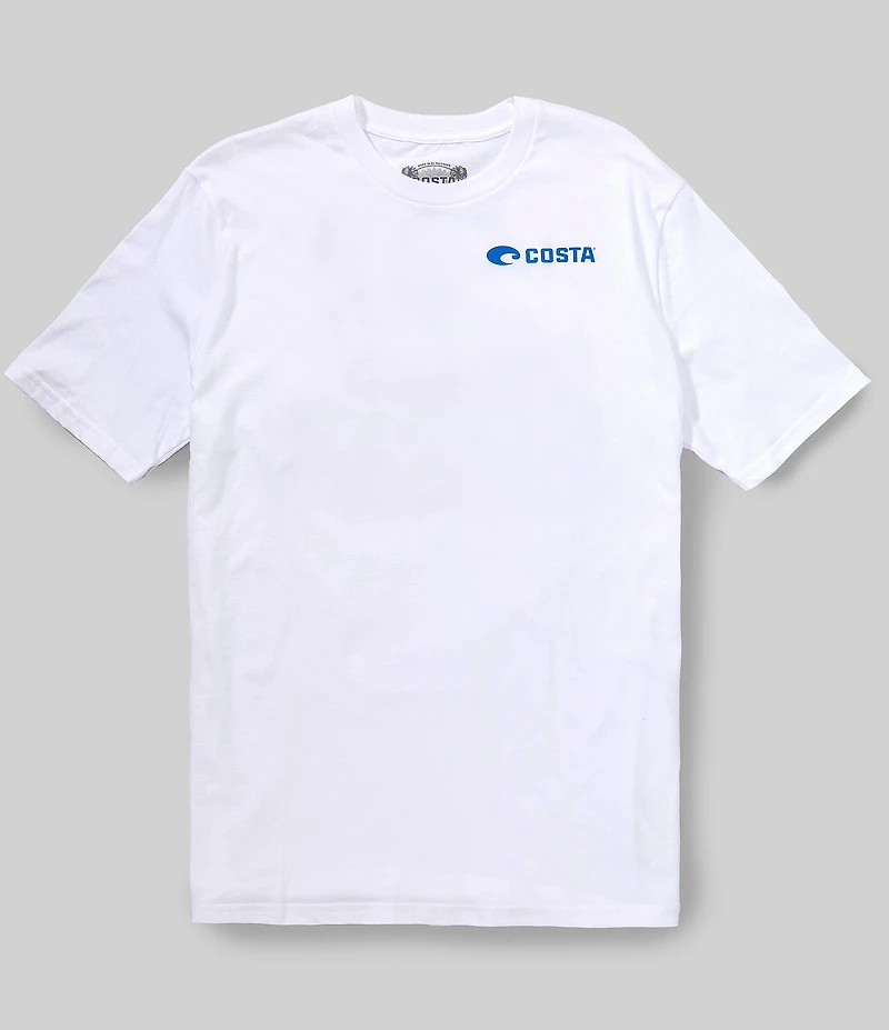 Costa Emblem Bass Short Sleeve Tubular-Knit Graphic T-Shirt