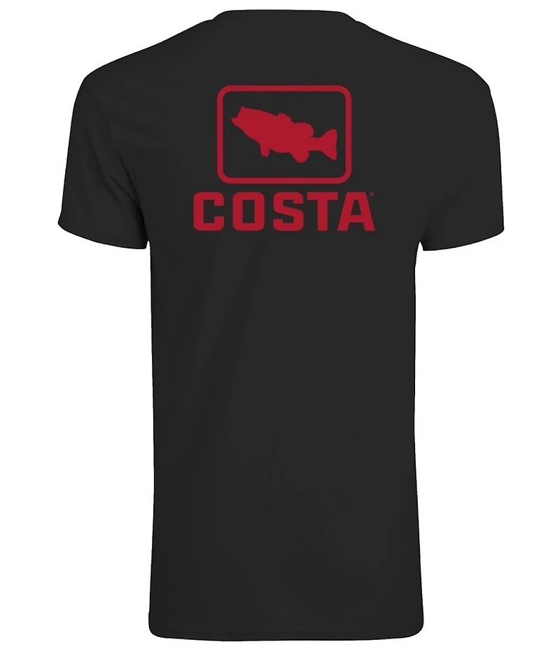 Costa Emblem Bass Short Sleeve Tubular-Knit Graphic T-Shirt