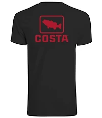 Costa Emblem Bass Short Sleeve Tubular-Knit Graphic T-Shirt