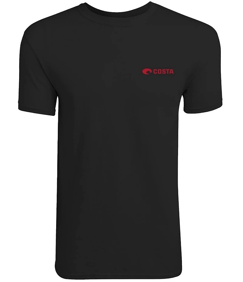 Costa Emblem Bass Short Sleeve Tubular-Knit Graphic T-Shirt