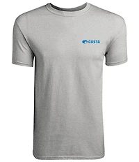 Costa Emblem Marlin Short Sleeve Tubular Knit Graphic T-Shirt