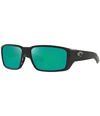 Costa Men's Fantail Pro 580g 60mm Polarized Wrap Sunglasses