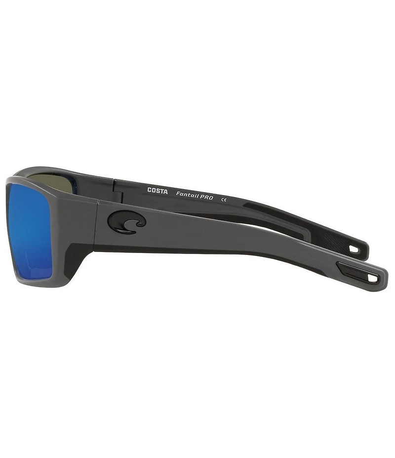 Costa Men's Fantail Pro 580g 60mm Polarized Wrap Sunglasses