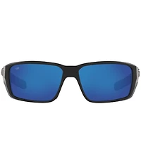 Costa Men's Fantail Pro 580g 60mm Polarized Wrap Sunglasses