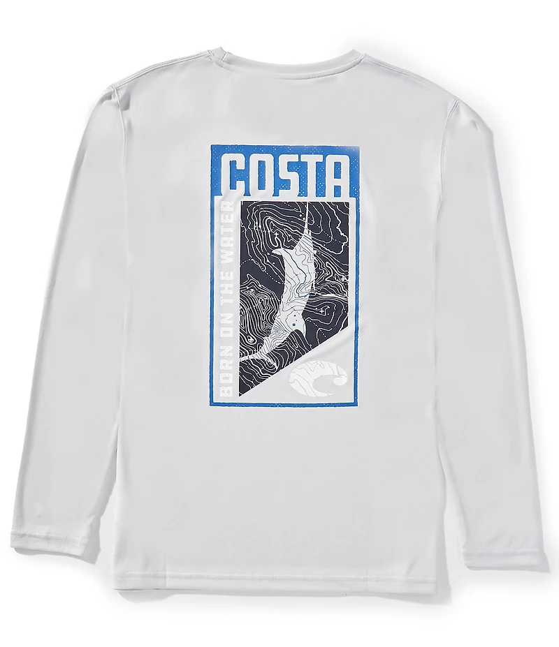 Costa Long Sleeve Tech Finder Graphic T-Shirt