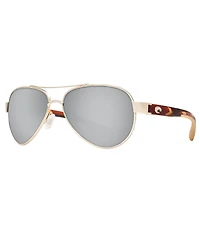 Costa Loreto Double Bridge Polarized UVA/UVB Protection Aviator Sunglasses