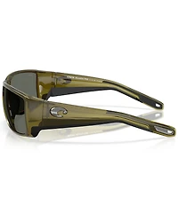 Costa Men's 06S9078 Blackfin Pro 60mm Rectangle Sunglasses