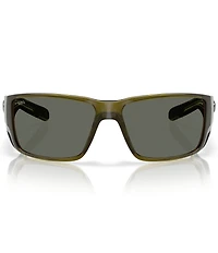 Costa Men's 06S9078 Blackfin Pro 60mm Rectangle Sunglasses