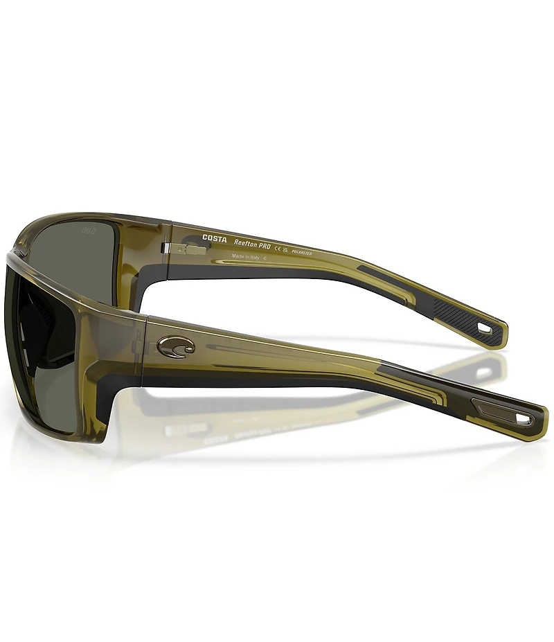 Costa Men's 06S9080 Reefton Pro 63mm Rectangle Sunglasses