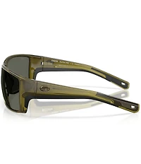 Costa Men's 06S9080 Reefton Pro 63mm Rectangle Sunglasses