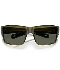 Costa Men's 06S9080 Reefton Pro 63mm Rectangle Sunglasses