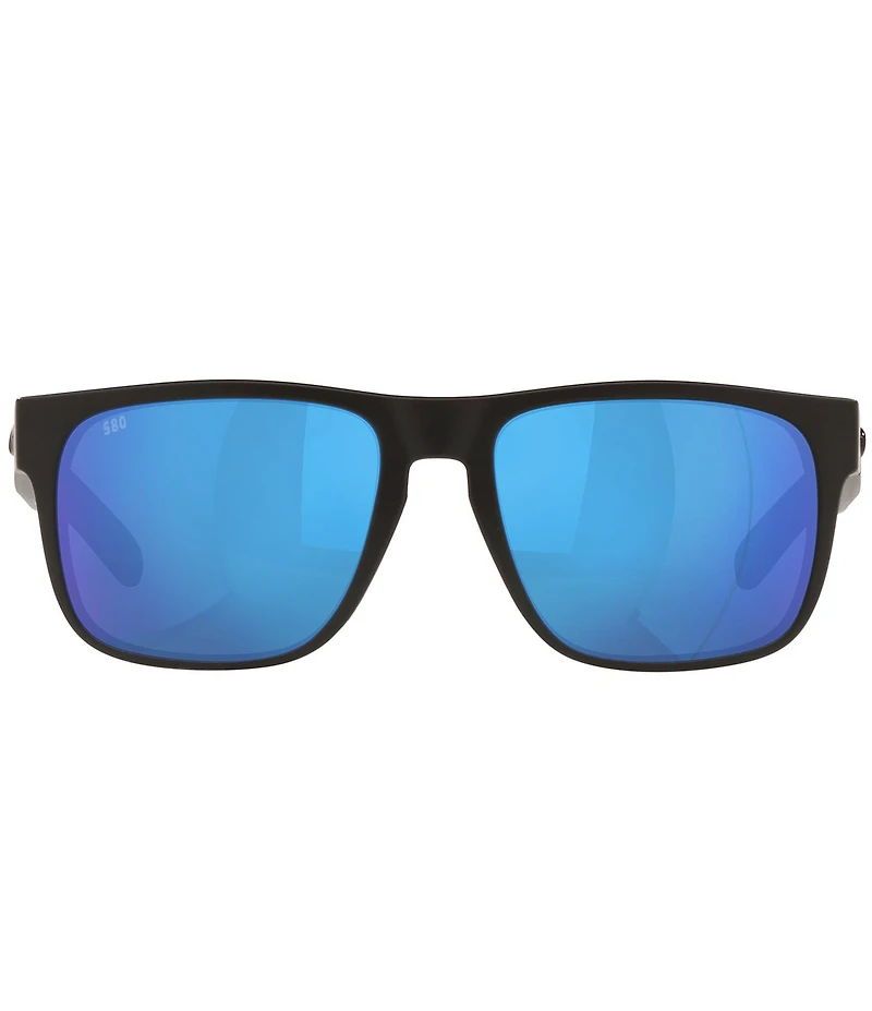 Costa Men's 6S9008 Spearo Mirrored 56mm Square Polarized Sunglasses