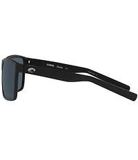 Costa Men's 6S9018 Rincon 63mm Square Polarized Sunglasses