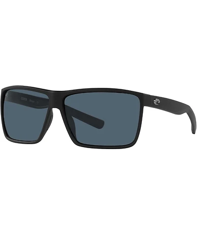 Costa Men's 6S9018 Rincon 63mm Square Polarized Sunglasses