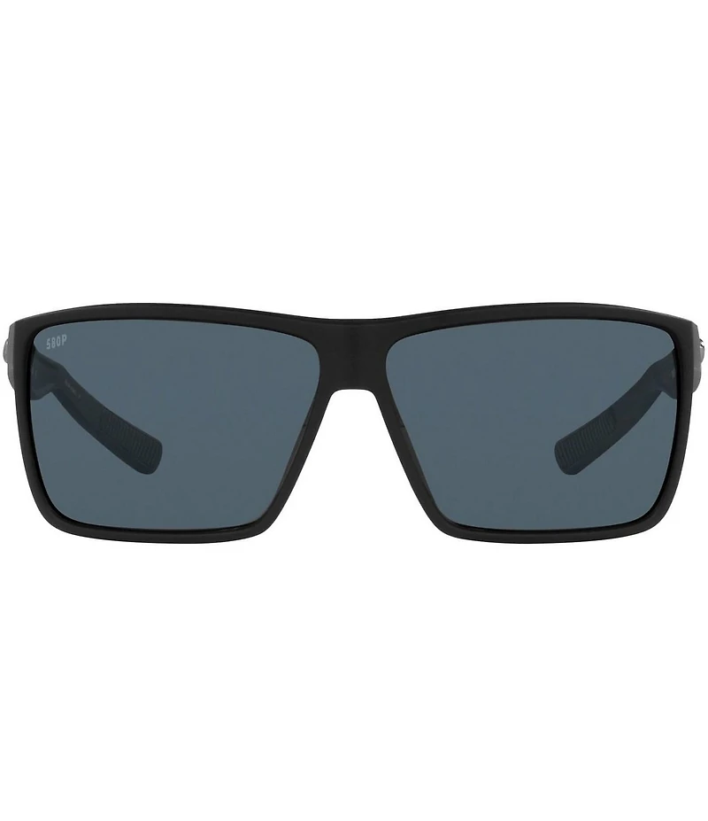 Costa Men's 6S9018 Rincon 63mm Square Polarized Sunglasses