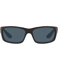 Costa Men's 6S9023 Jose 62mm Rectangle Polarized Sunglasses