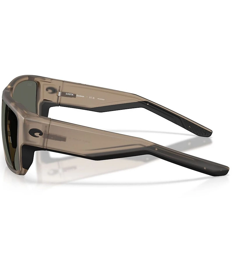 Costa Men's Costa Del Mar 6S9116 Taxman 59mm Polarized Rectangle Sunglasses
