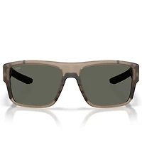Costa Men's Costa Del Mar 6S9116 Taxman 59mm Polarized Rectangle Sunglasses