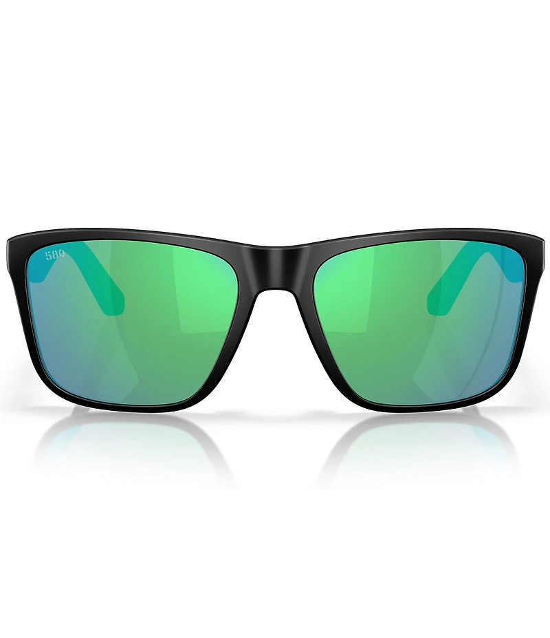 Costa Men's Costa Del Mar 6S9126 Los Alijos 59mm Polarized Rectangle Sunglasses