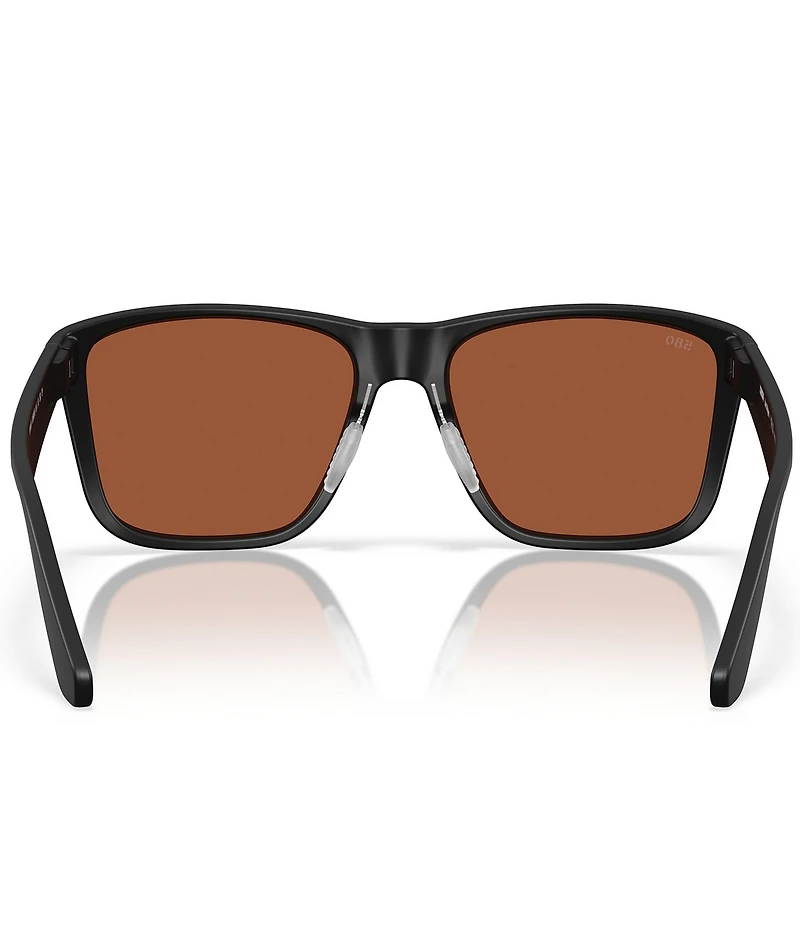 Costa Men's Costa Del Mar 6S9126 Los Alijos 59mm Polarized Rectangle Sunglasses