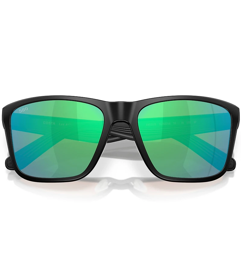 Costa Men's Costa Del Mar 6S9126 Los Alijos 59mm Polarized Rectangle Sunglasses