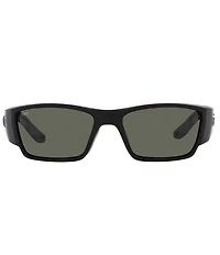 Costa Men's Del Mar Corbina Pro 61mm Polarized Matte Rectangle Sunglasses