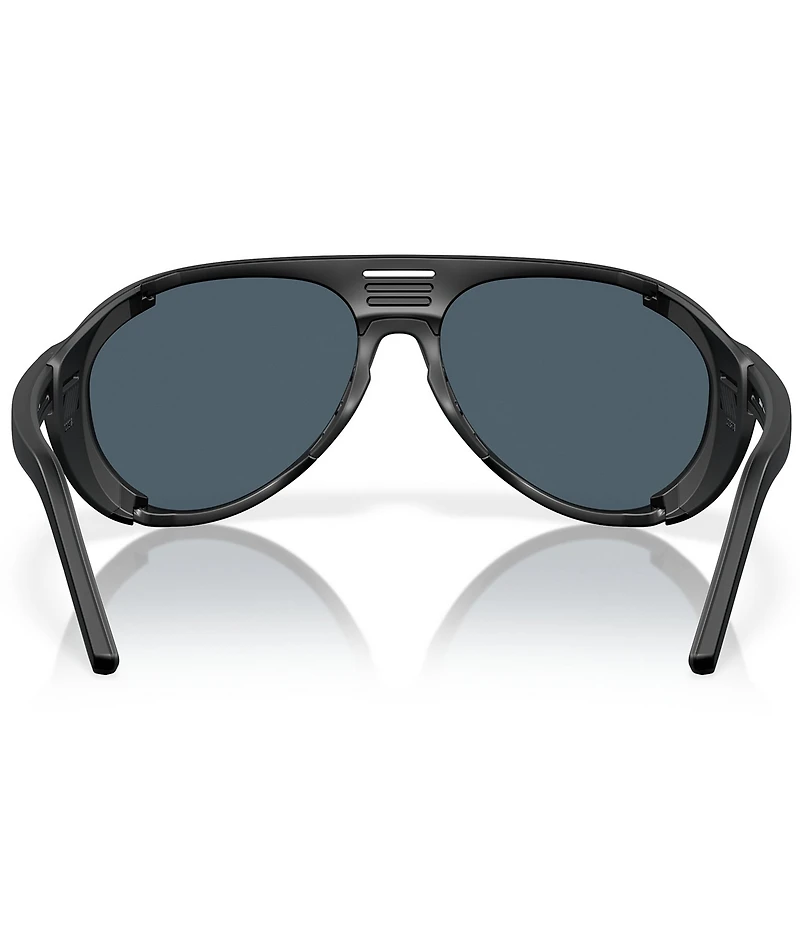 Costa Men's Grand Cataline 59mm Polarized Aviator Shield Sunglasses