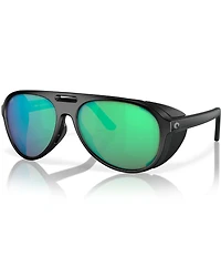 Costa Men's Grand Cataline 59mm Polarized Aviator Sunglasses