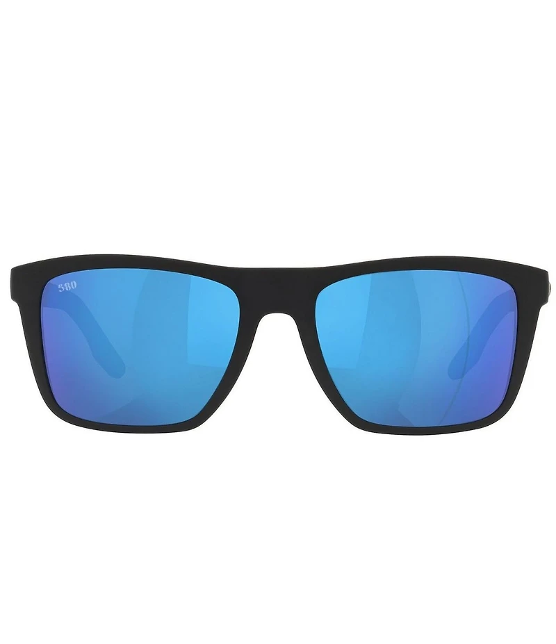 Costa Men's Mainsail 55mm Polarized Rectangle Sunglasses