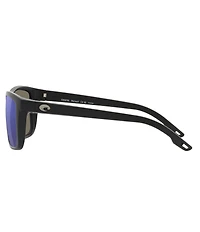 Costa Men's Mainsail 55mm Polarized Rectangle Sunglasses
