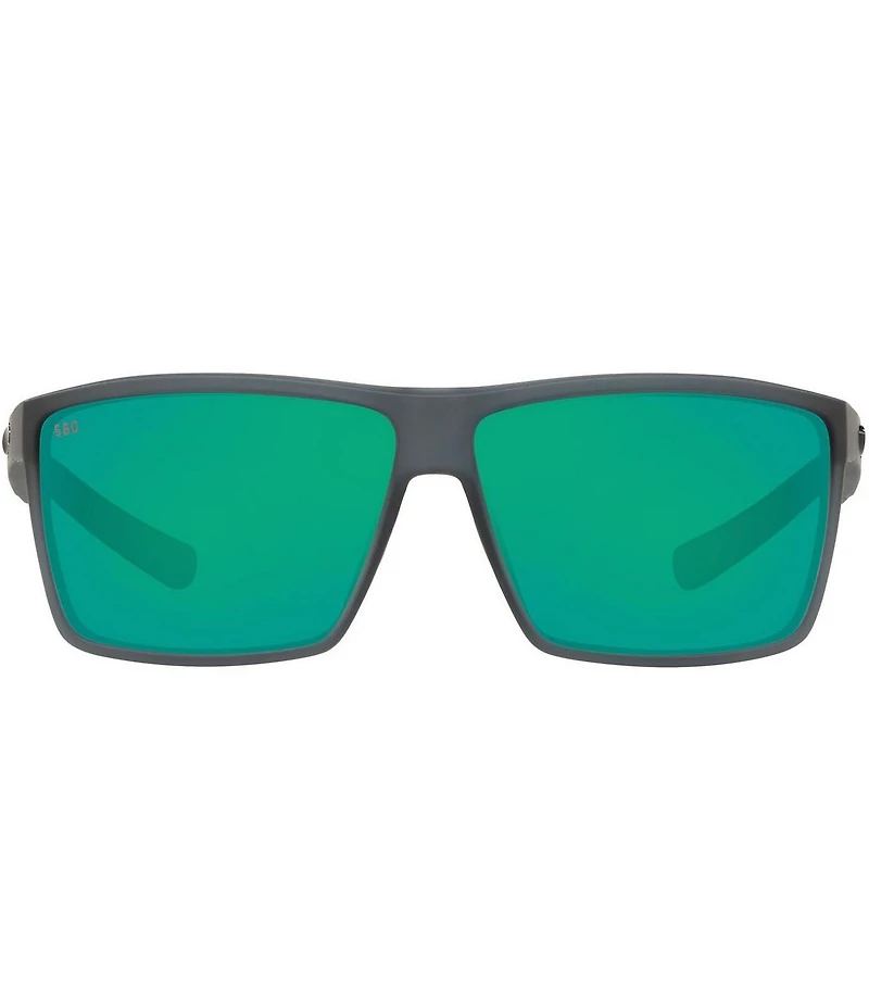Costa Men's Rincon Polarized Rectangle Sunglasses