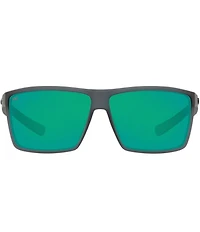 Costa Men's Rincon Polarized Rectangle Sunglasses