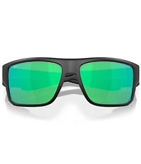 Costa Men's Taxman 59mm Polarized Rectangle Sunglasses