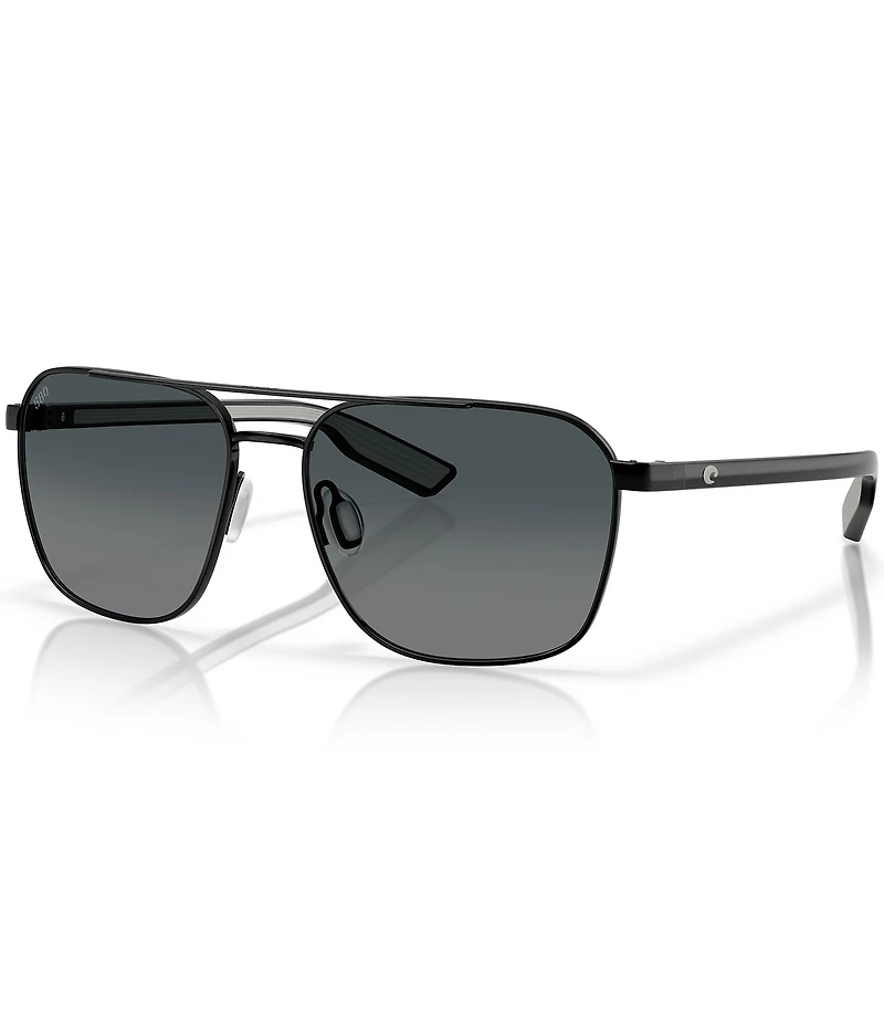 Costa Men's Wader 58mm Square Polarized Sunglasses