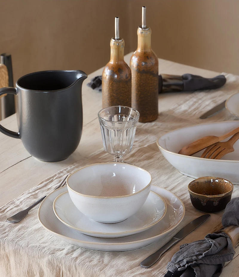 Costa Nova Brisa Collection 12-Piece Dinnerware Set with Cereal Bowl