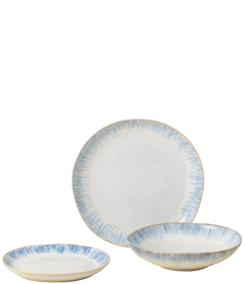 Costa Nova Brisa Collection 3-Piece Place Setting with Pasta Bowl
