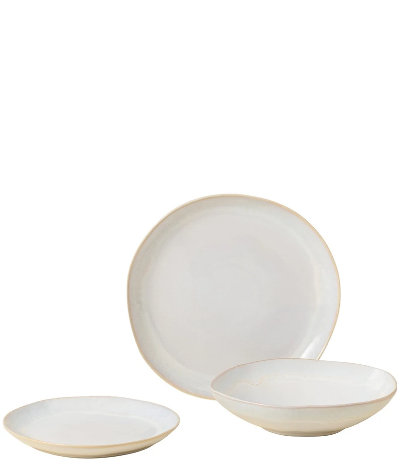 Costa Nova Brisa Collection 3-Piece Place Setting with Pasta Bowl
