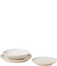Costa Nova Brisa Collection 3-Piece Place Setting with Pasta Bowl