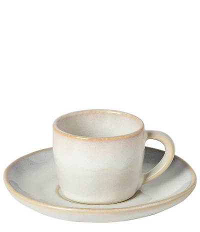 Costa Nova Brisa Collection Coffee Mug and Saucers, Set of 6