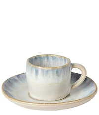 Costa Nova Brisa Collection Coffee Mug and Saucers, Set of 6