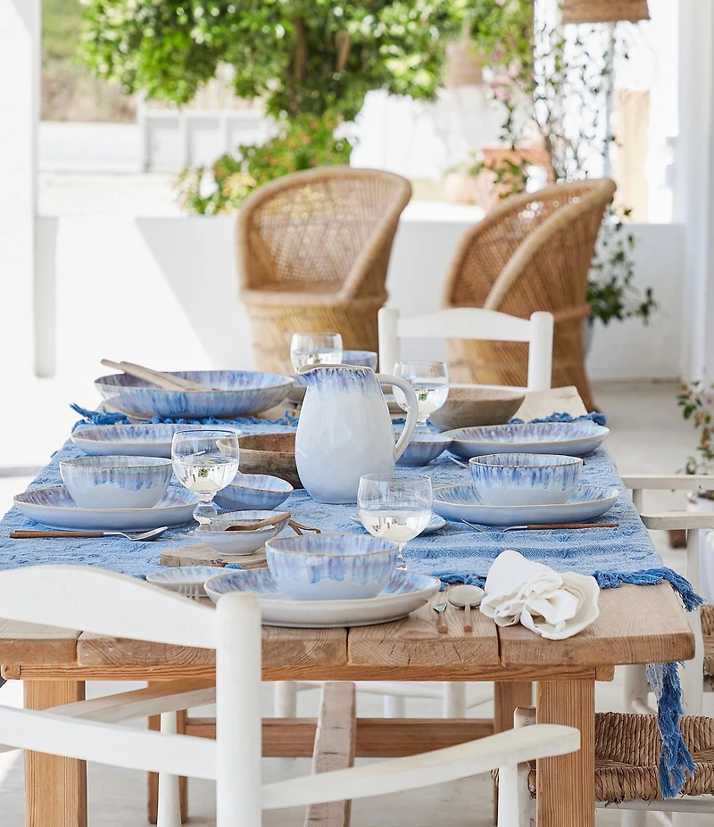 Costa Nova Brisa Collection Coffee Mug and Saucers, Set of 6