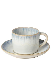 Costa Nova Brisa Collection Teacup and Saucers, Set of 6