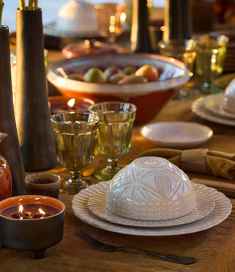 Costa Nova Cristal Collection Dinner Plates, Set of 6