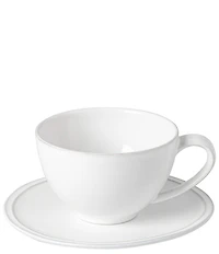 Costa Nova Friso Collection Tea Cups & Saucer, Set of 6