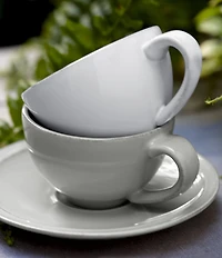Costa Nova Friso Collection Tea Cups & Saucer, Set of 6