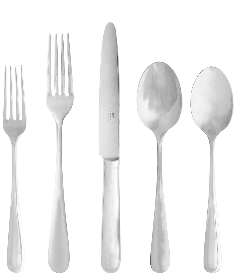 Costa Nova Lumi Collection 5-Piece Place Setting Stainless Steel Flatware Set