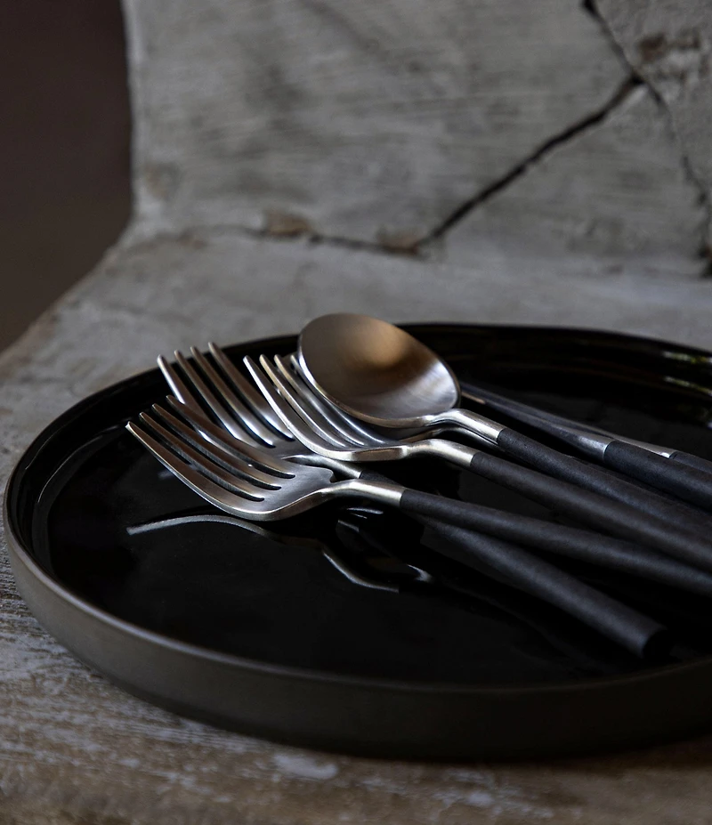 Costa Nova Mito Collection 5-Piece Place Setting Stainless Steel Flatware Set