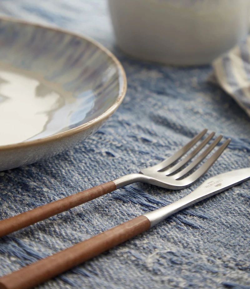 Costa Nova Mito Collection 5-Piece Place Setting Stainless Steel Flatware Set