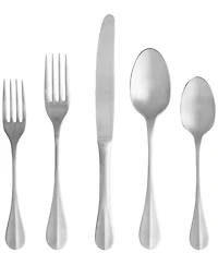 Costa Nova Nau Collection Brushed 5-Piece Stainless Steel Flatware Set